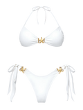 Tess-Luxe White Bikini
