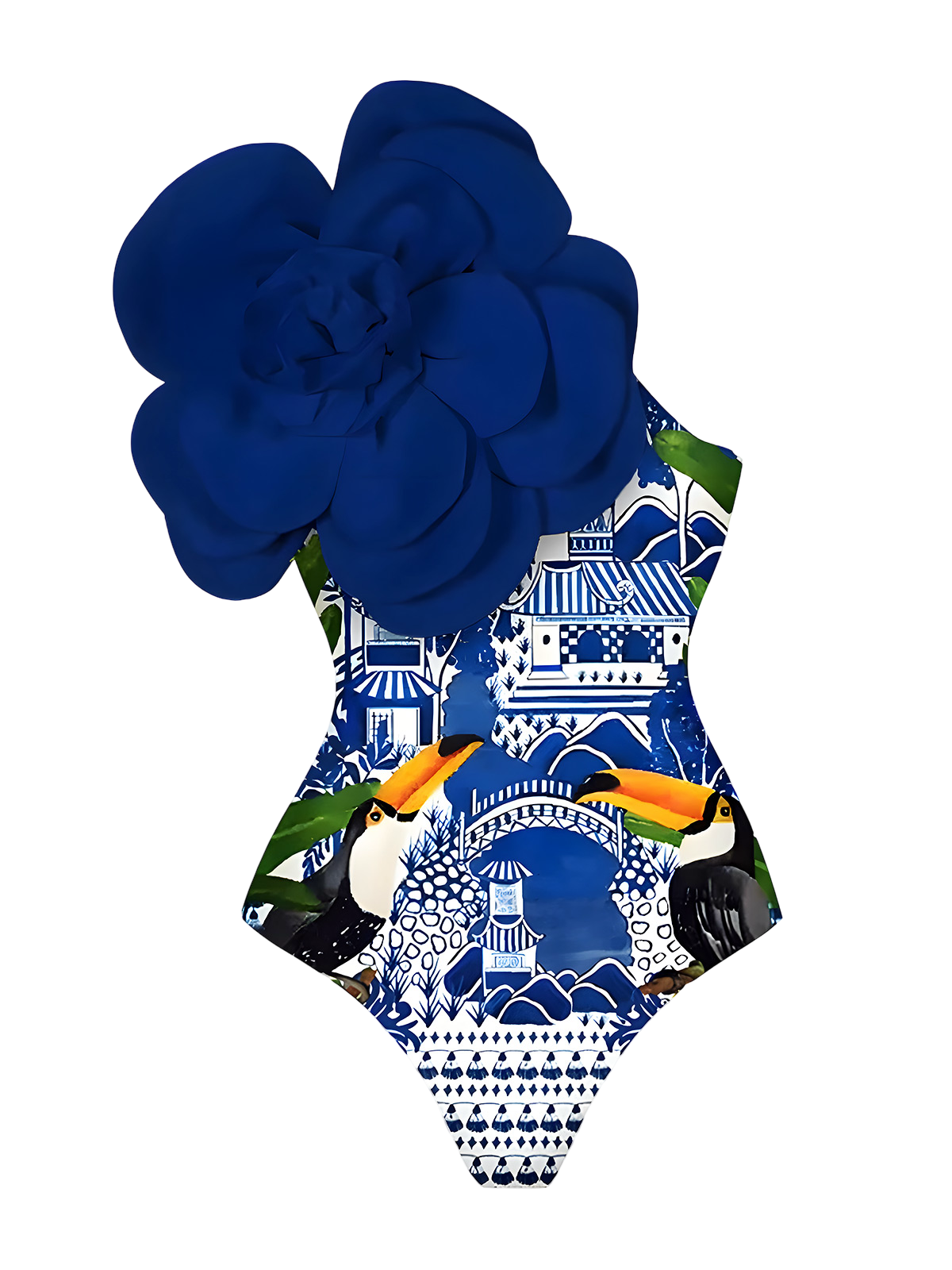 Luma-Floral Neckline