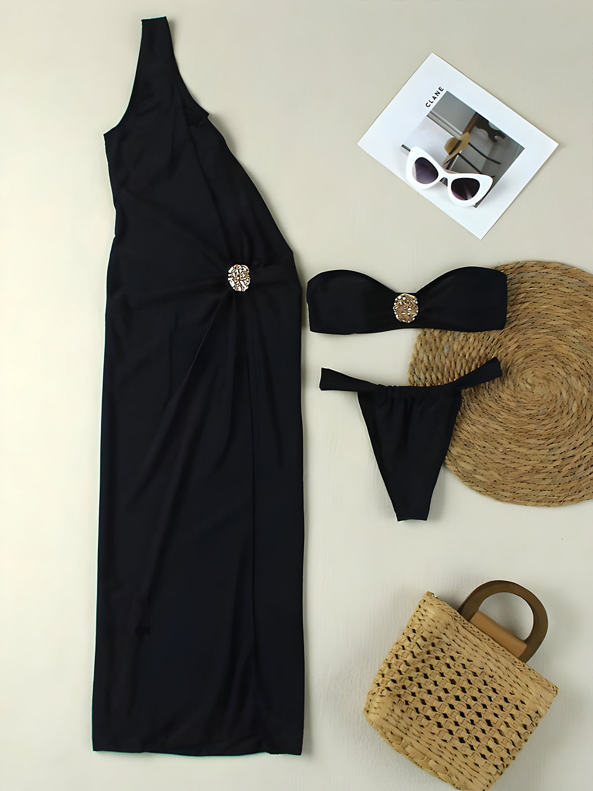 Elsa–Rose Draped Swimsuit
