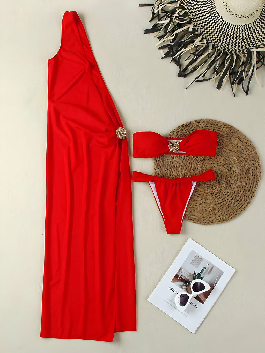 Elsa–Rose Draped Swimsuit