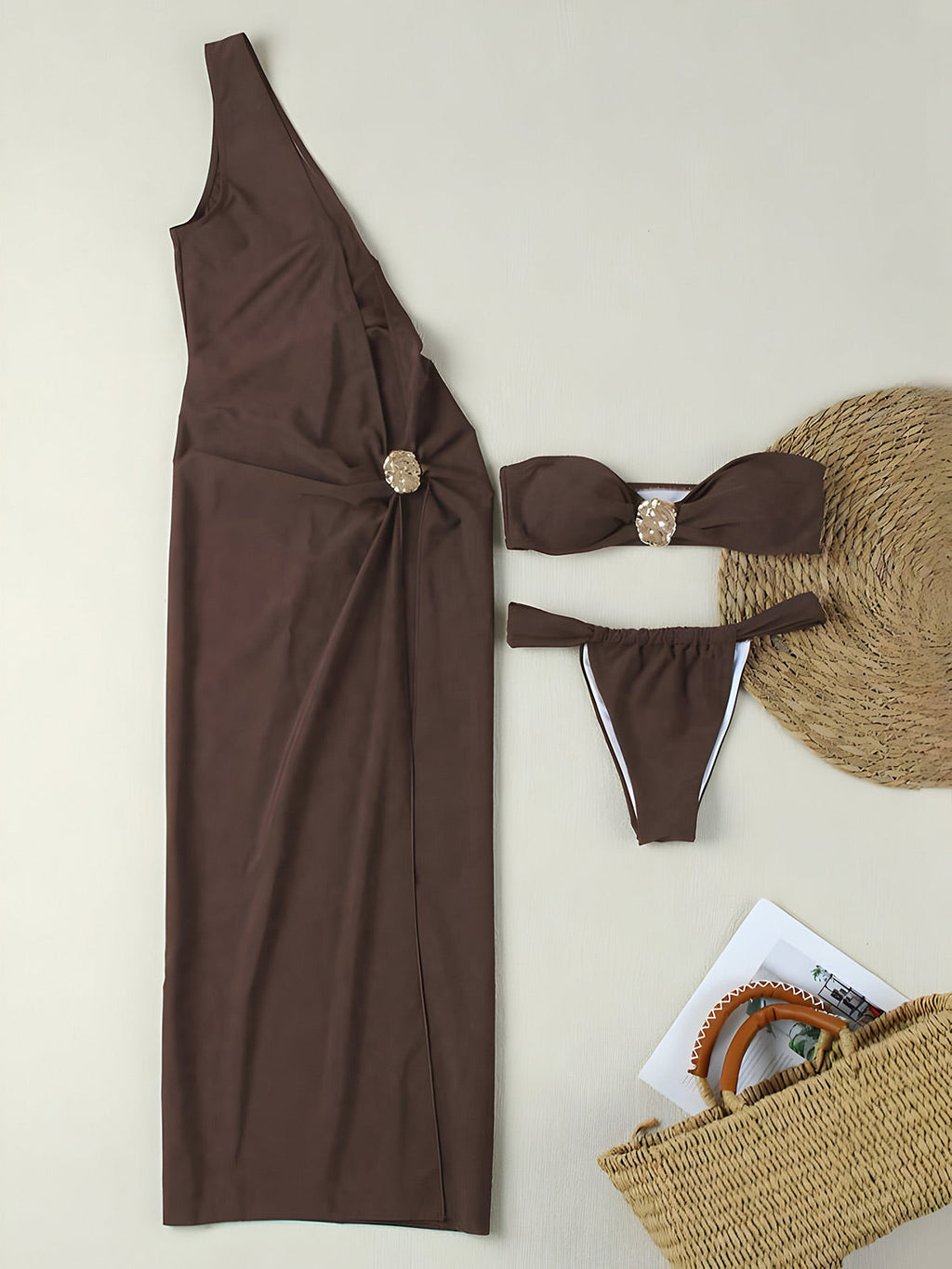 Elsa–Rose Draped Swimsuit