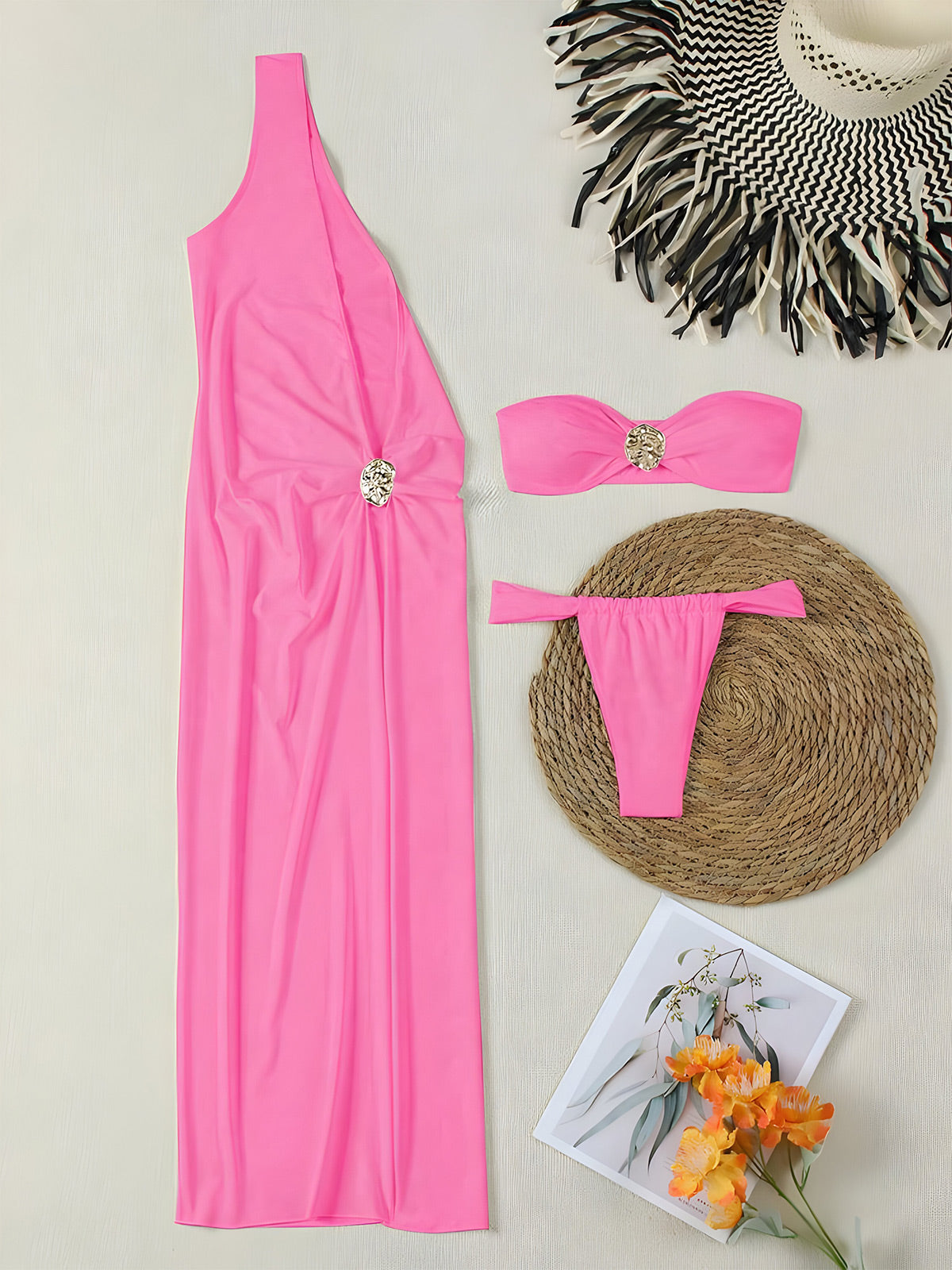 Elsa–Rose Draped Swimsuit
