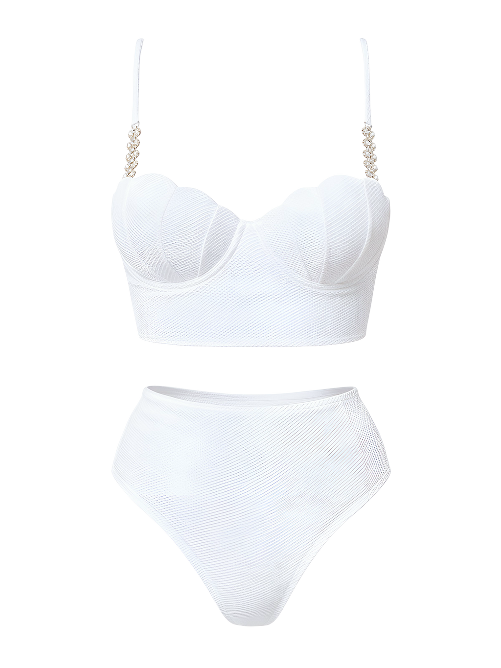 Belle-Pearl Strap Set