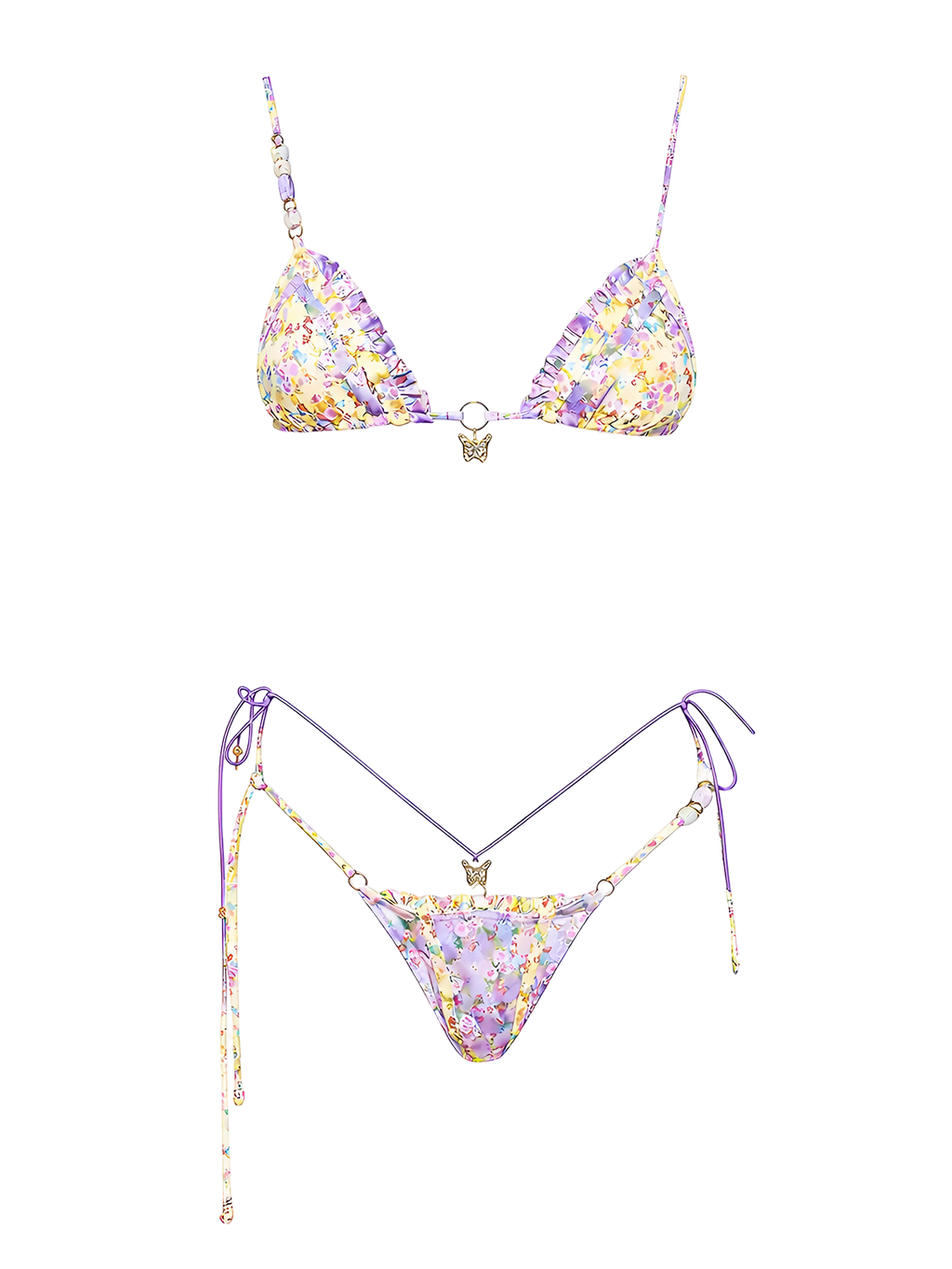 Kyla-Floral Shine Set