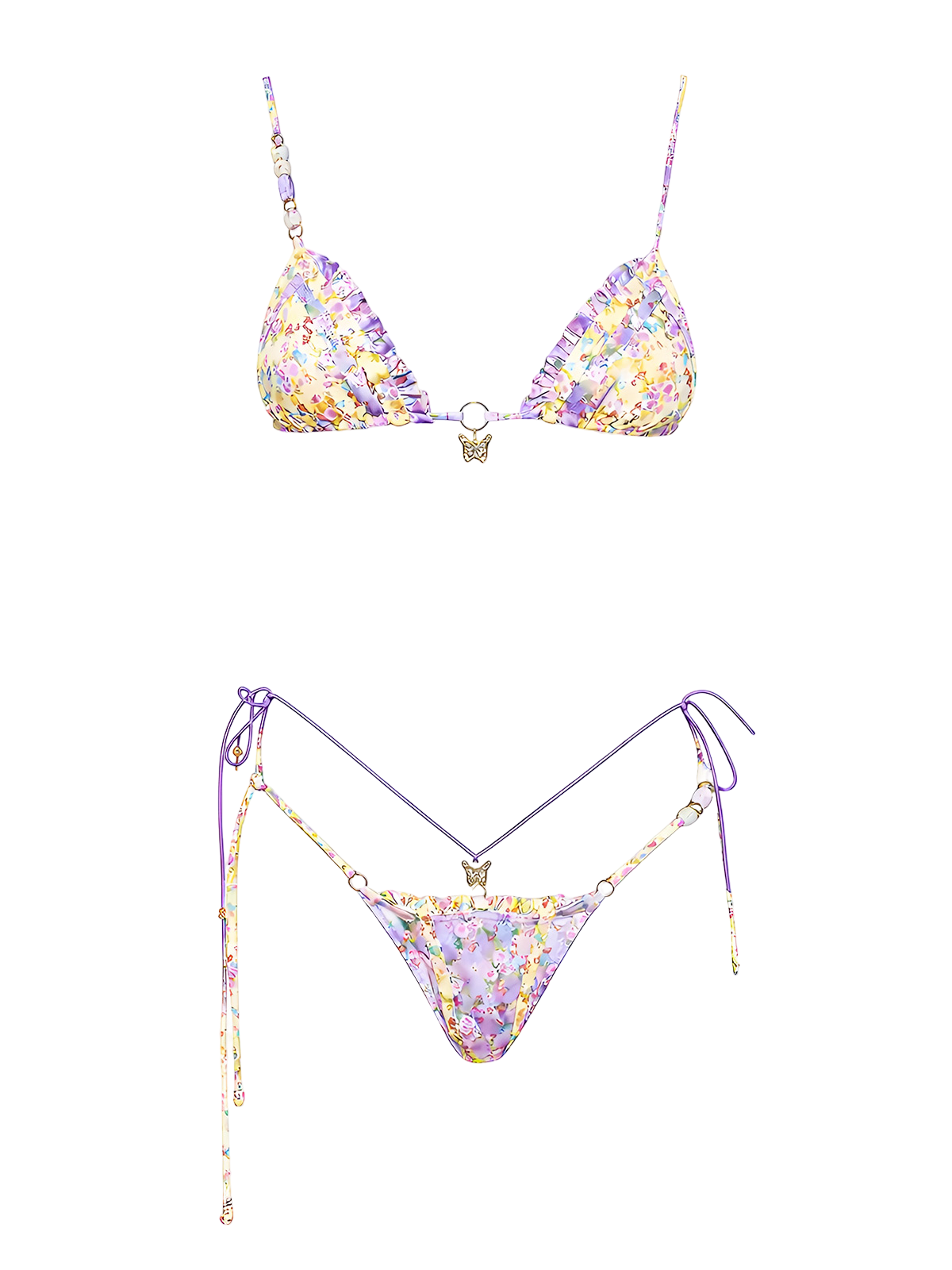 Kyla-Floral Shine Set