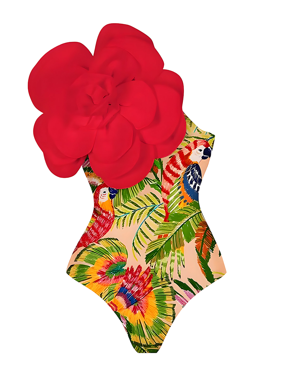 Luma-Floral Neckline