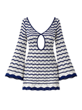 Ivy-Wave Cut Dress