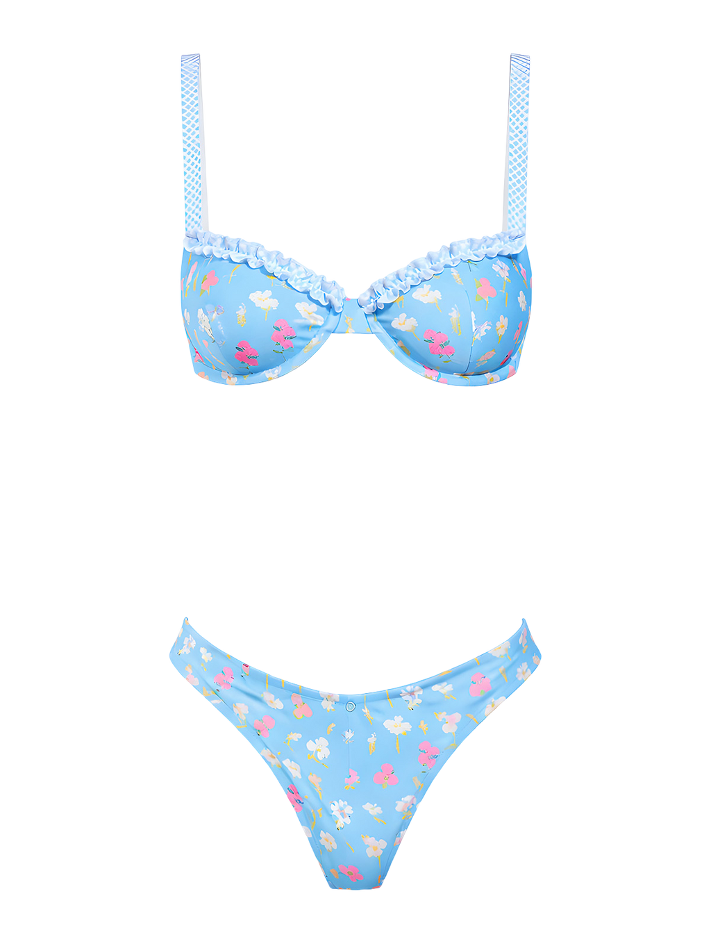 Céline-Blue Petal Bikini