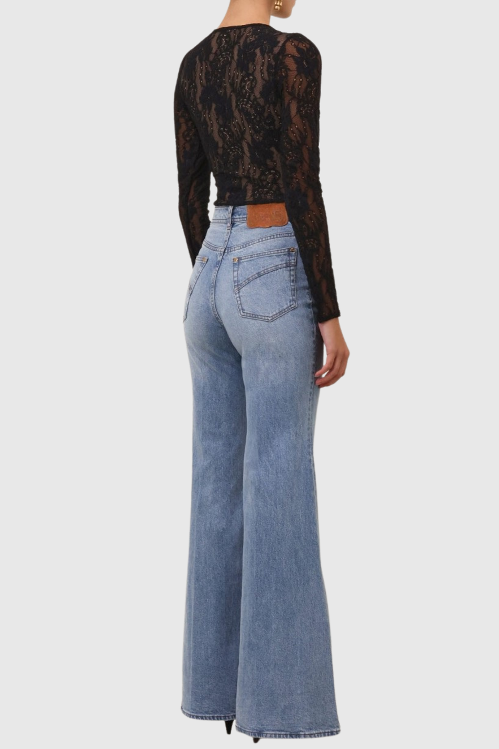 Abdala Lace Bodysuit - Black