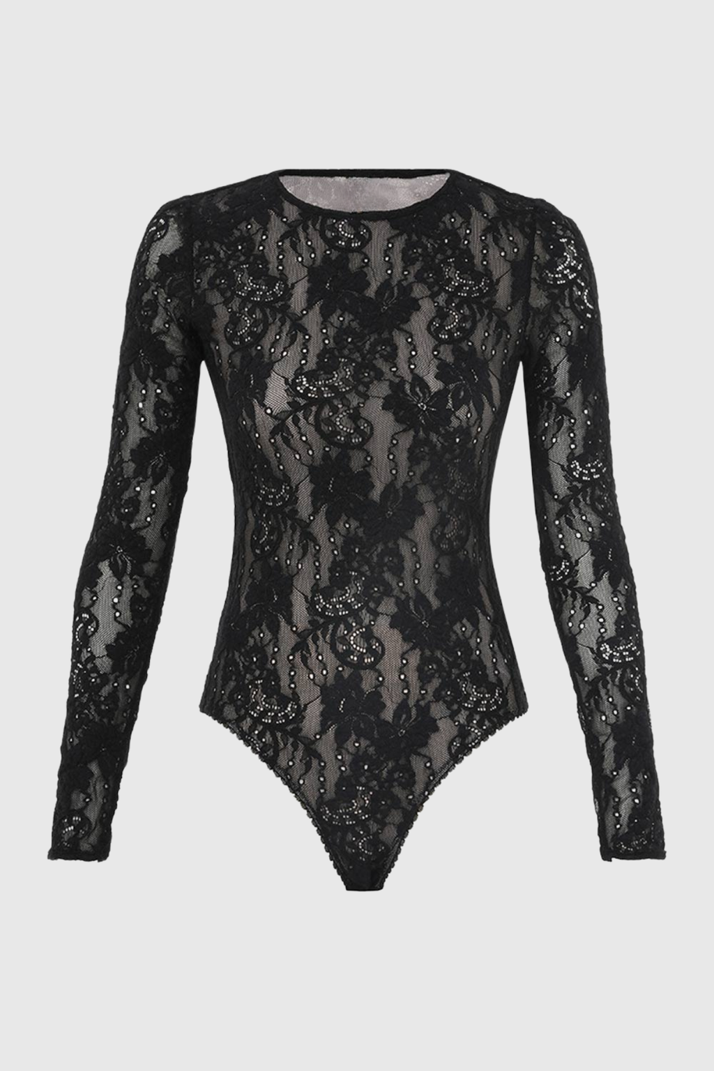 Abdala Lace Bodysuit - Black