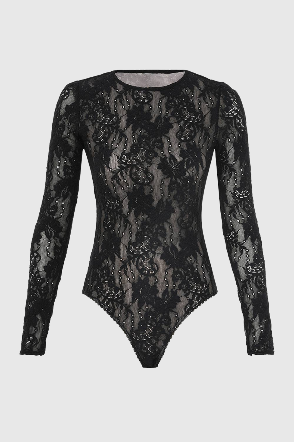Abdala Lace Bodysuit - Black