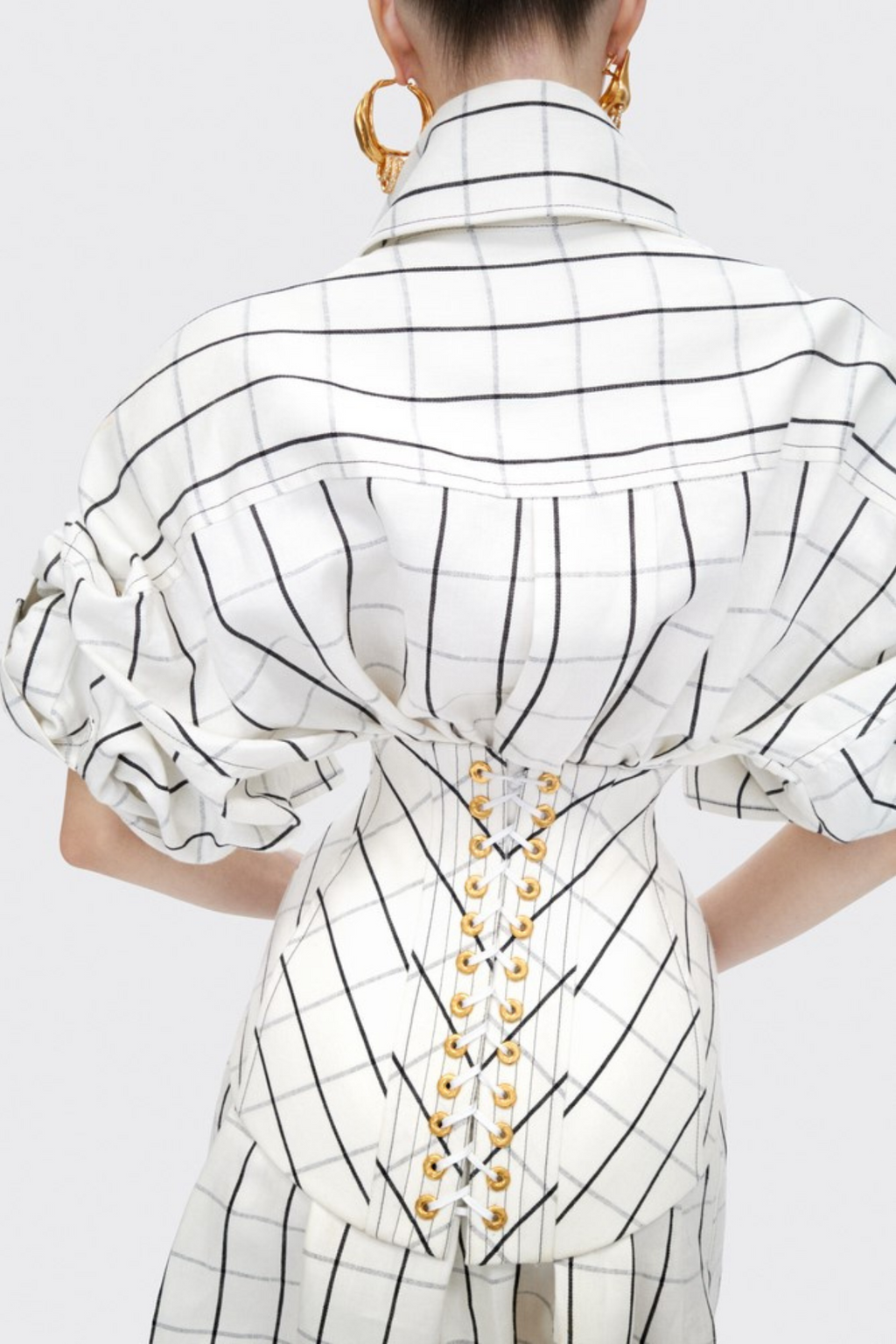 Abraha Corset Mini Shirtdress