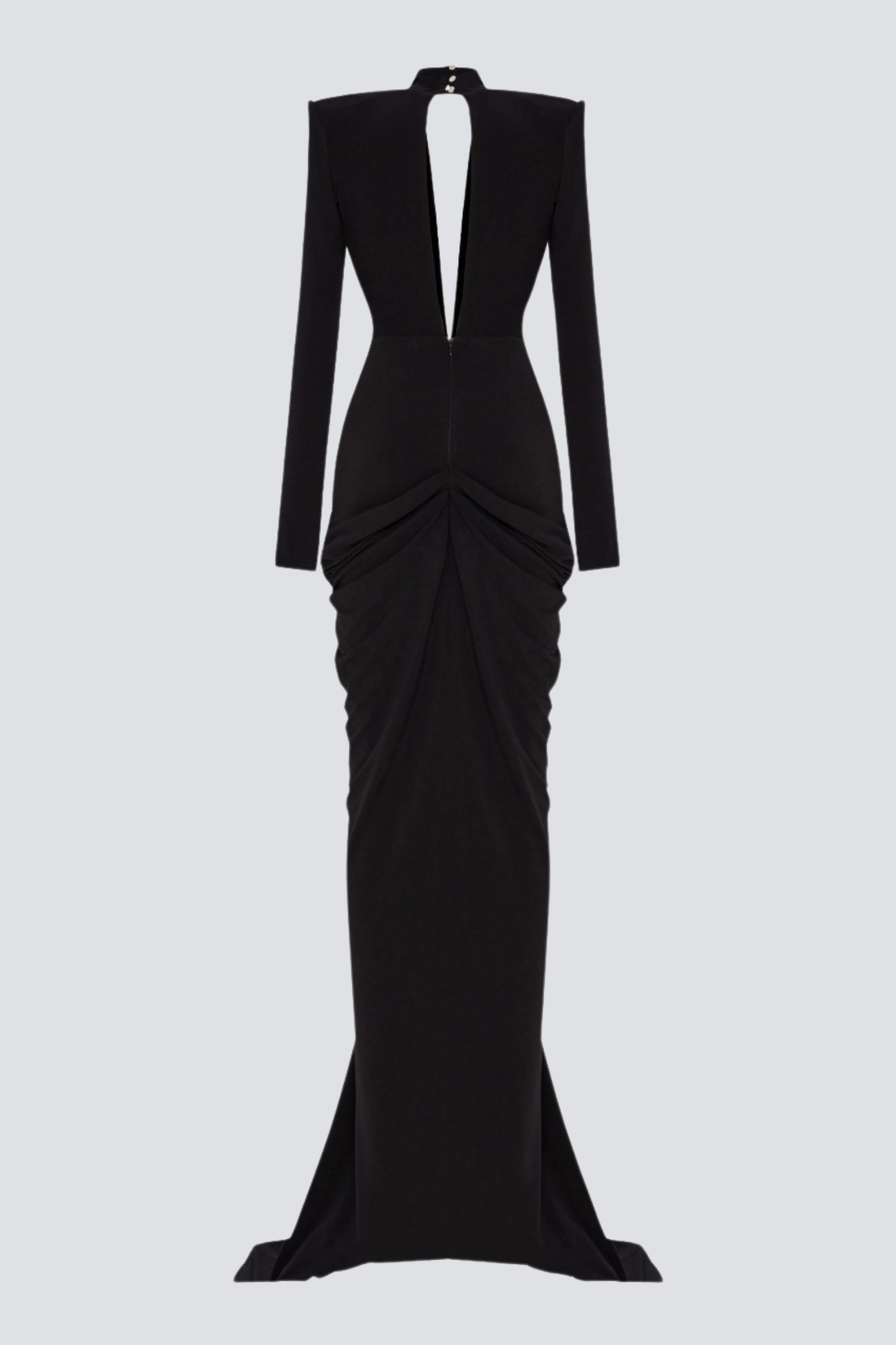 Agata V-neck Ruched Maxi Dress