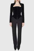 Allen Velvet Corset Jacket