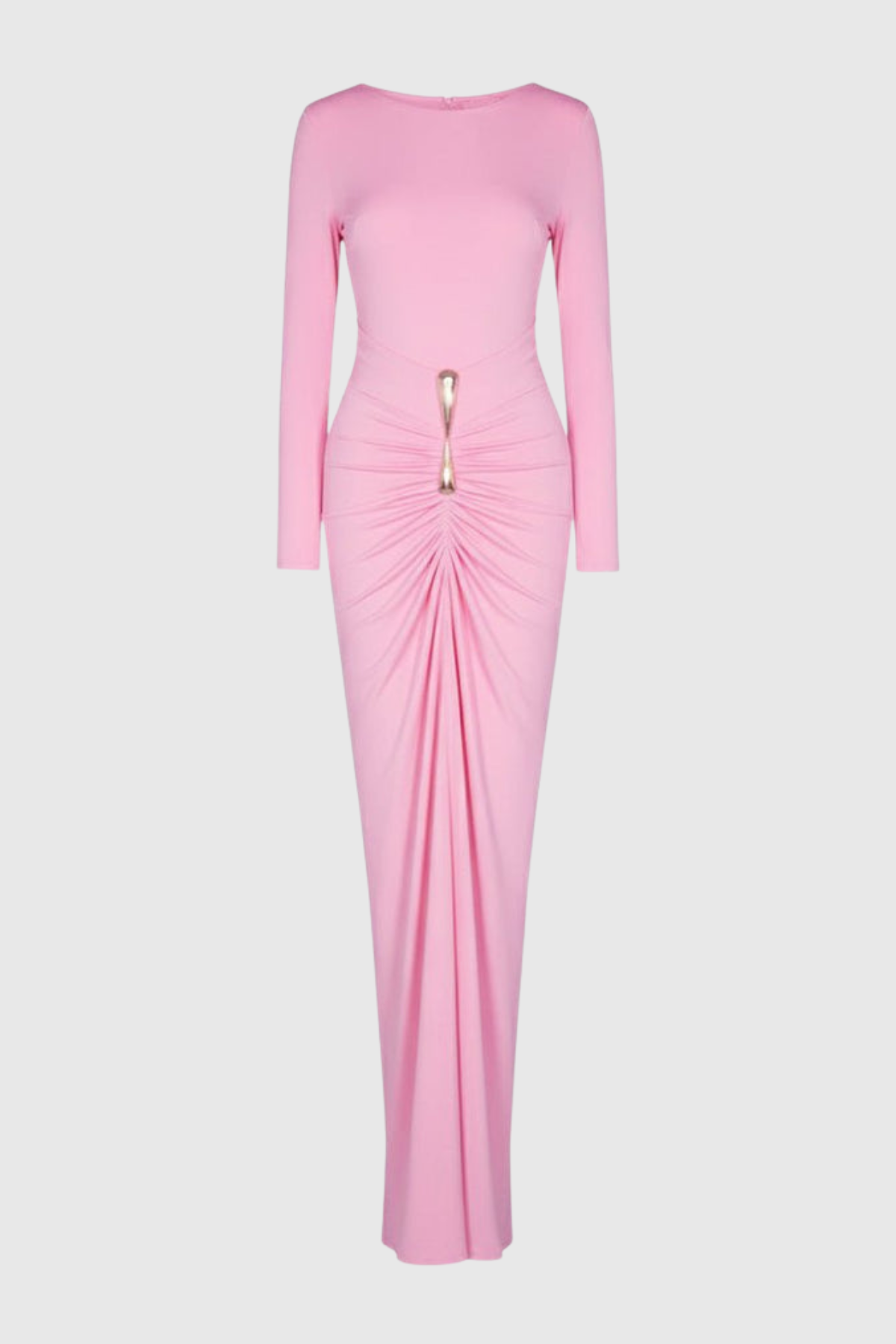 Amade Embellished Ruched Maxi Dress - Pink