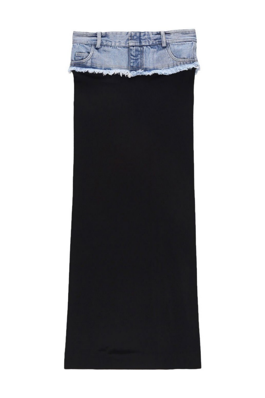 Amara Split Denim Skirt