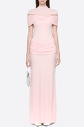 Amoda Cutout Ruched Maxi Dress - Pink