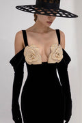 Anasta Floral Maxi Bandage Dress