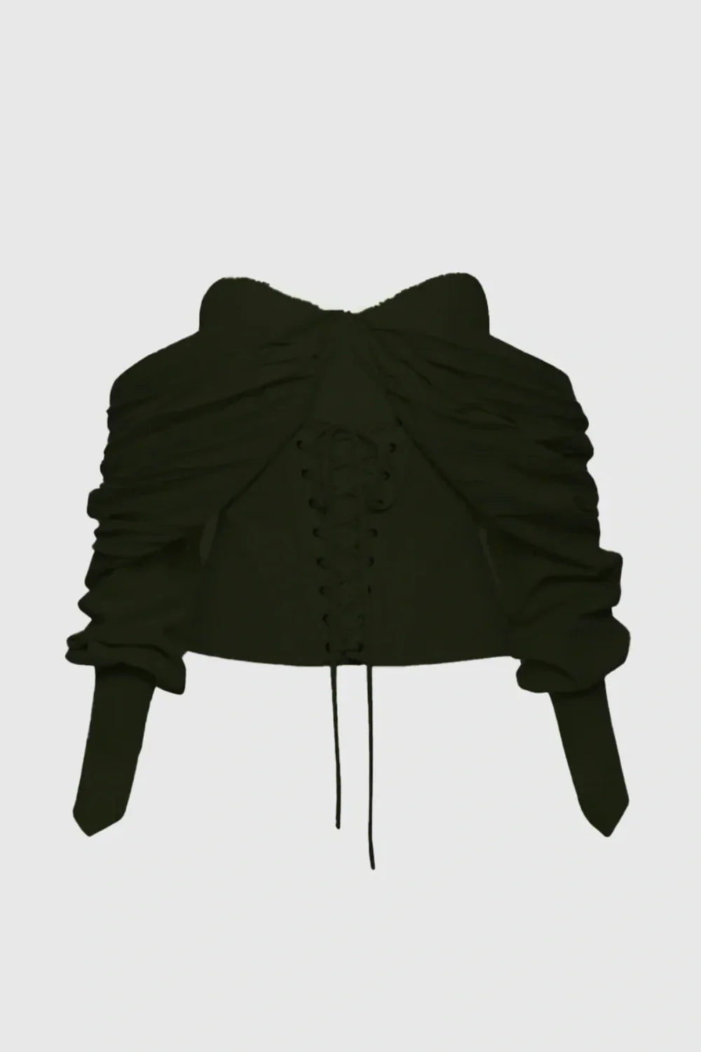 Andaia Off Shoulder Lace Up Corset Top