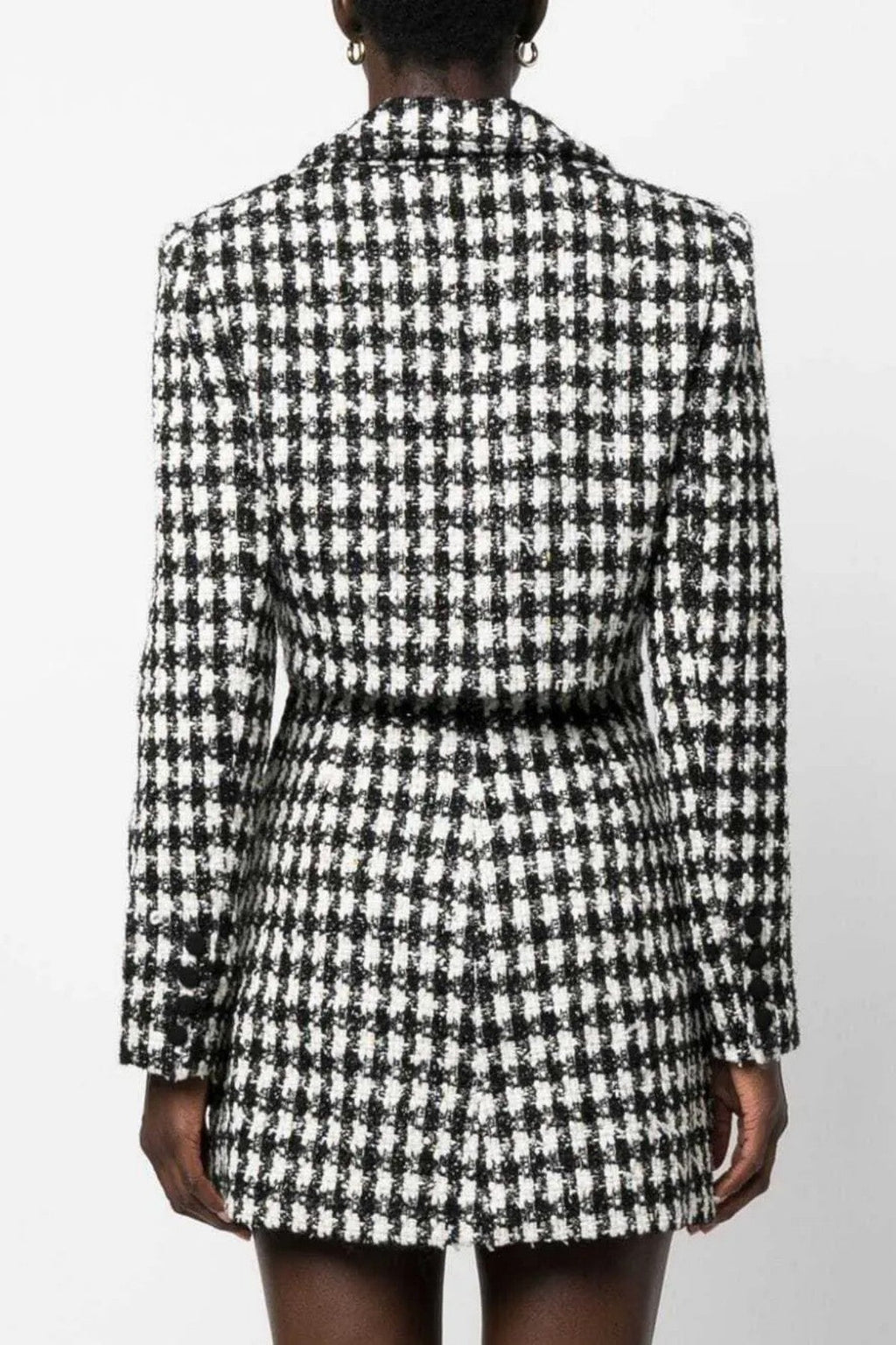 Andya Houndstooth Tweed Blazer