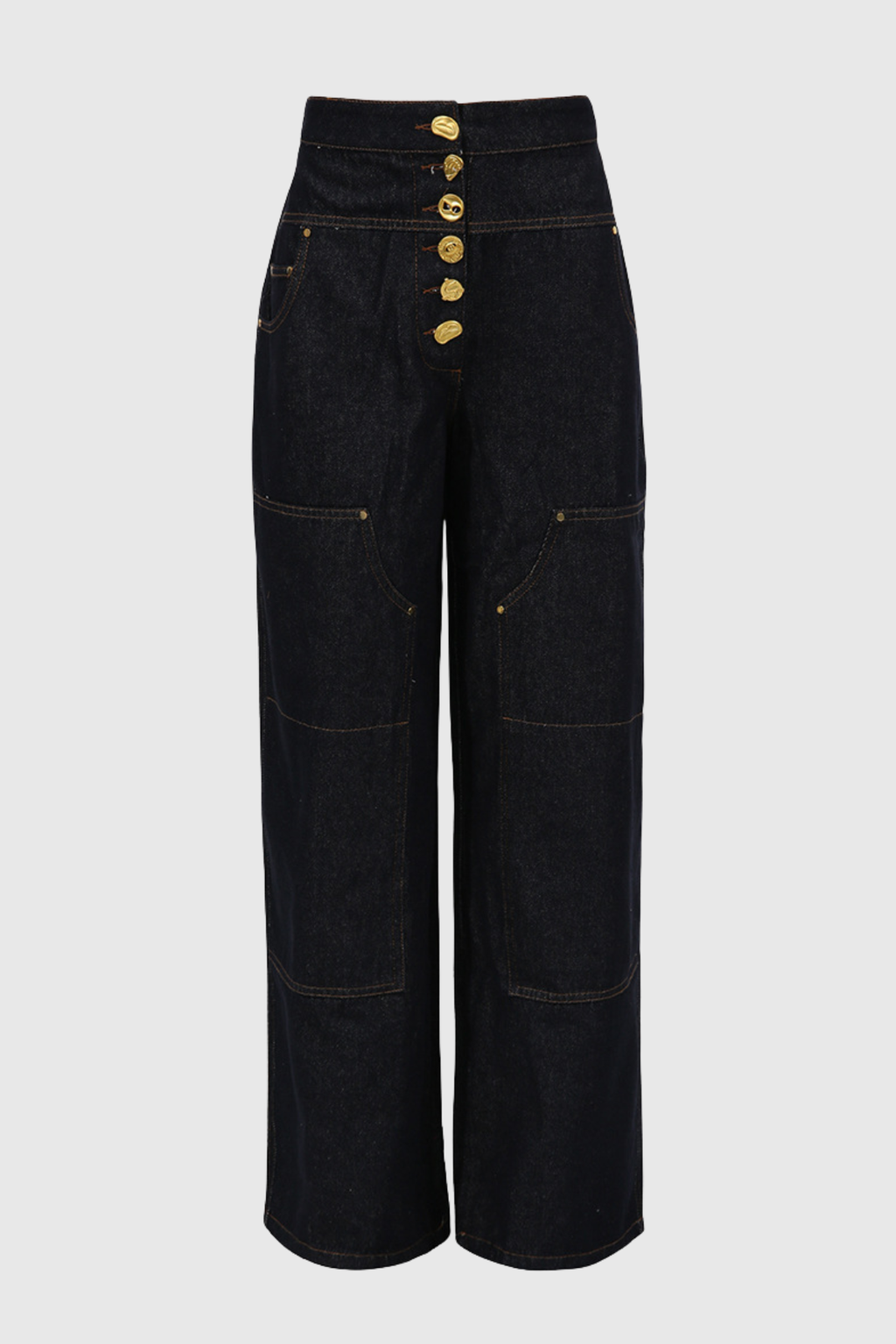 Annema Buttoned Embellished Jeans