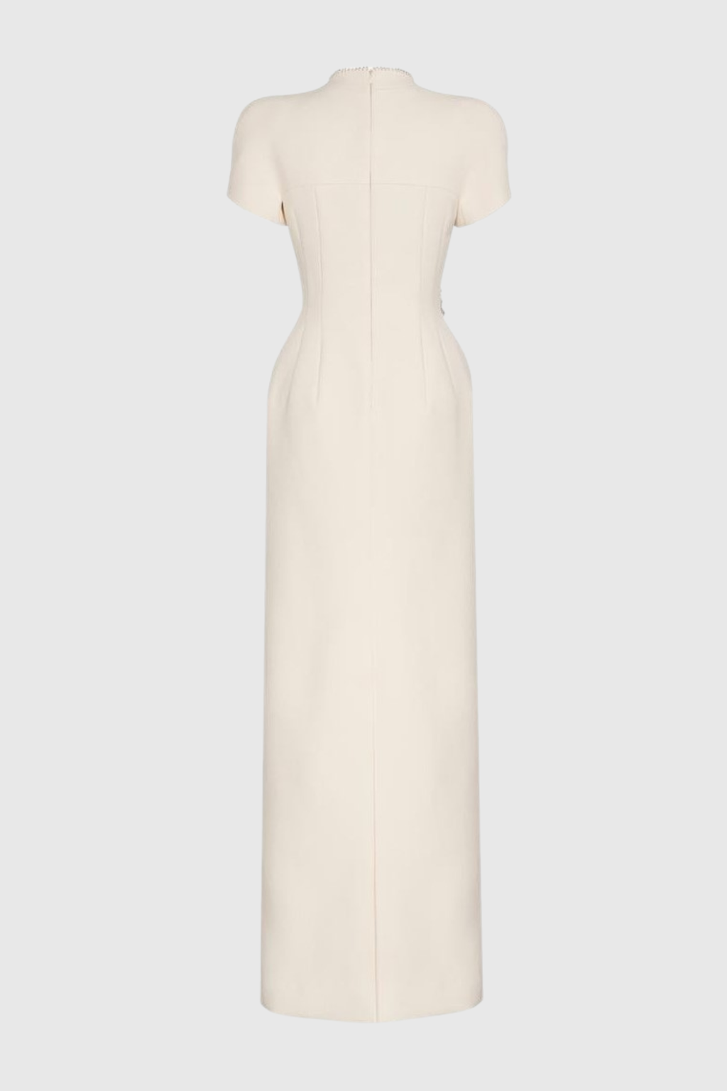 Aoseve Floral Crystal Embellished Midi Dress