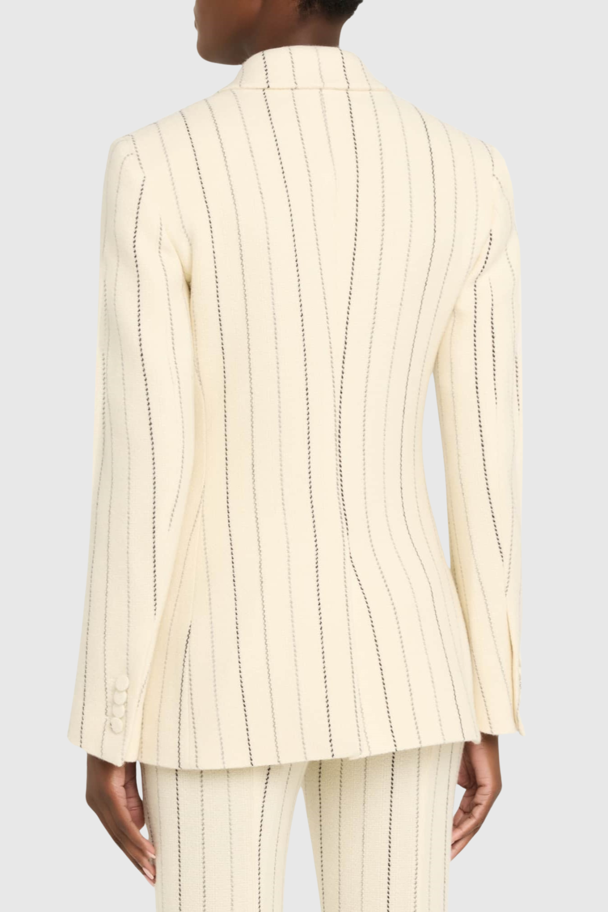Aroha Pinstripe Blazer & Pants Set