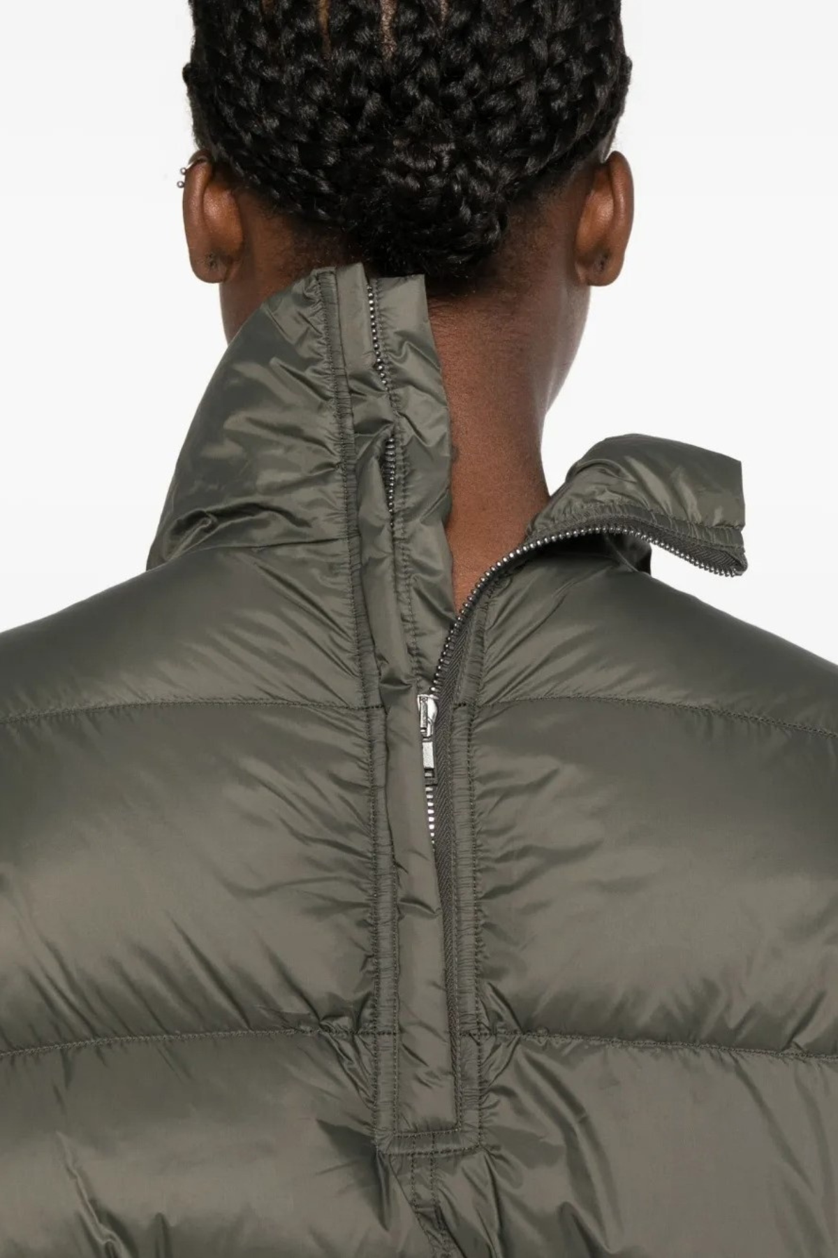 Berfara Quilted Drawstring Jacket - Green