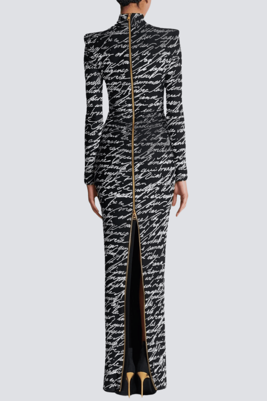 Bexley Print Velvet Long Sleeve Maxi Dress