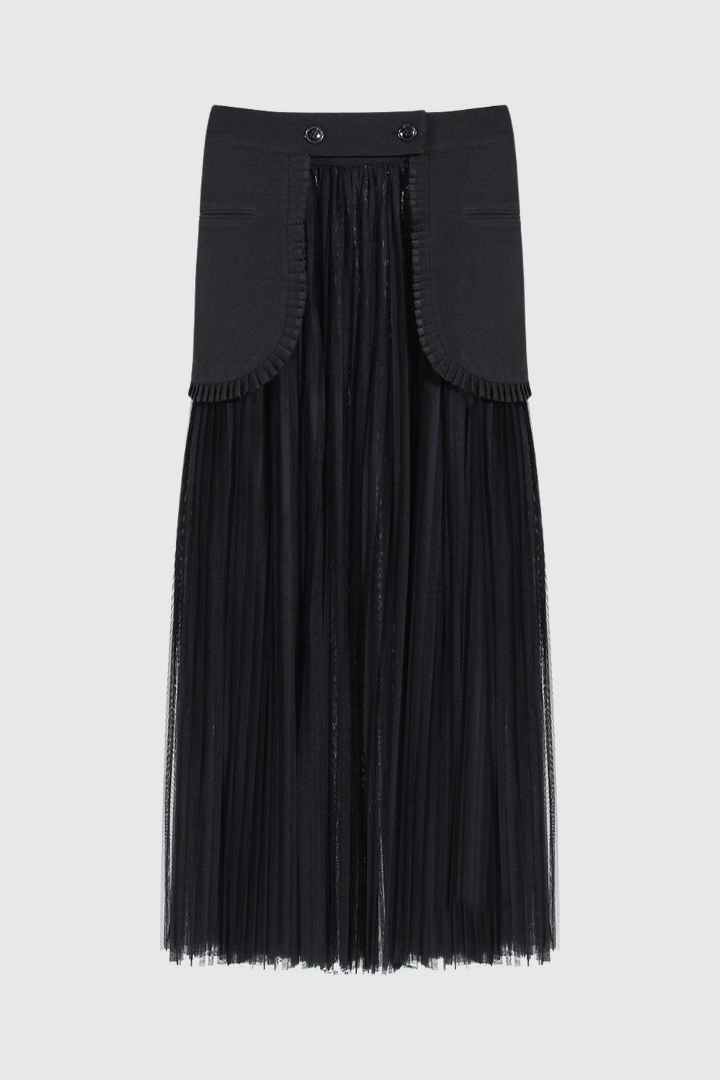 Cabo Double-Breasted Blazer And Tulle Skirt Set