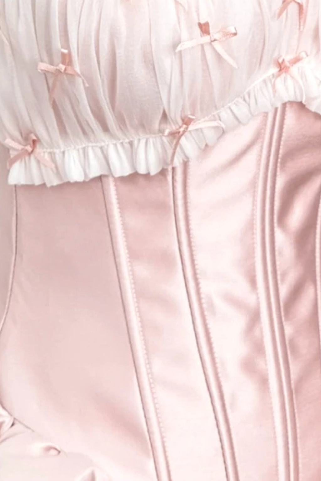 Chihia Strapless Bow Corset Mini Dress