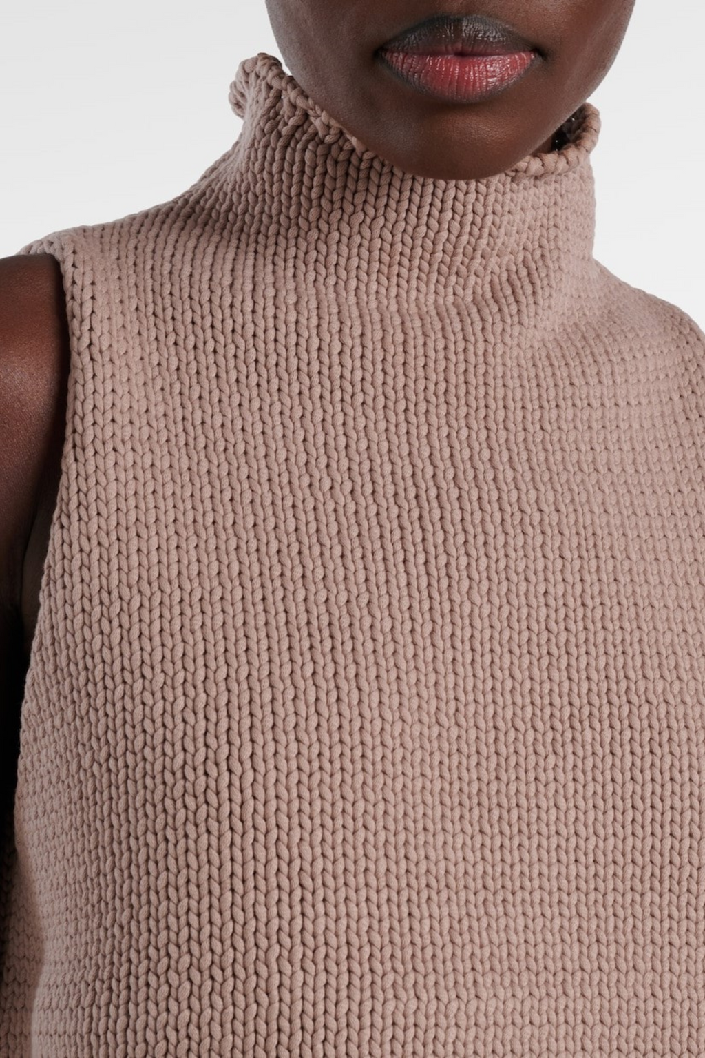 Chrisop Ribbed-knit Tank Top - Chocolate
