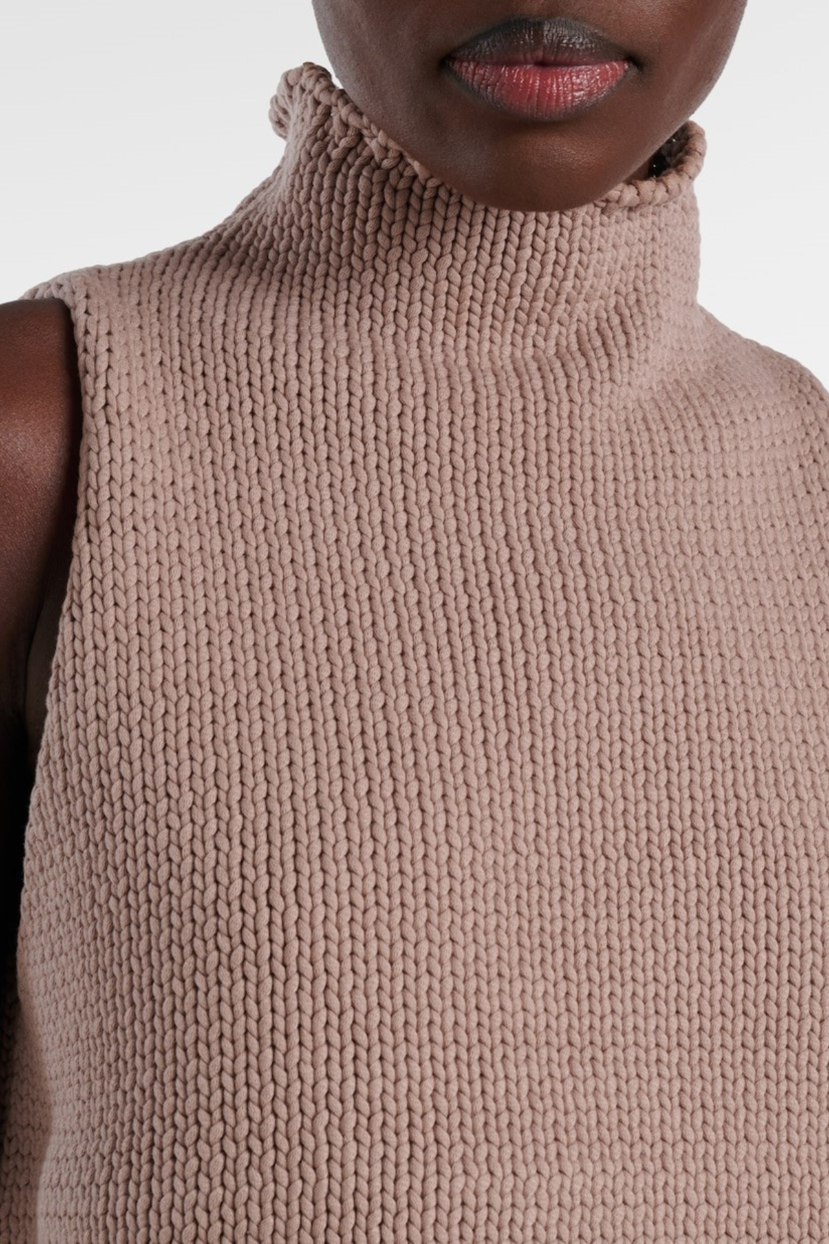 Chrisop Ribbed-knit Tank Top - Chocolate