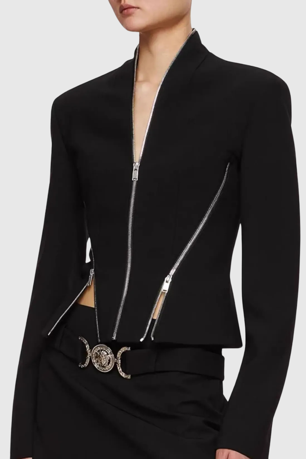 Chrissy Zip Embellished Jacket
