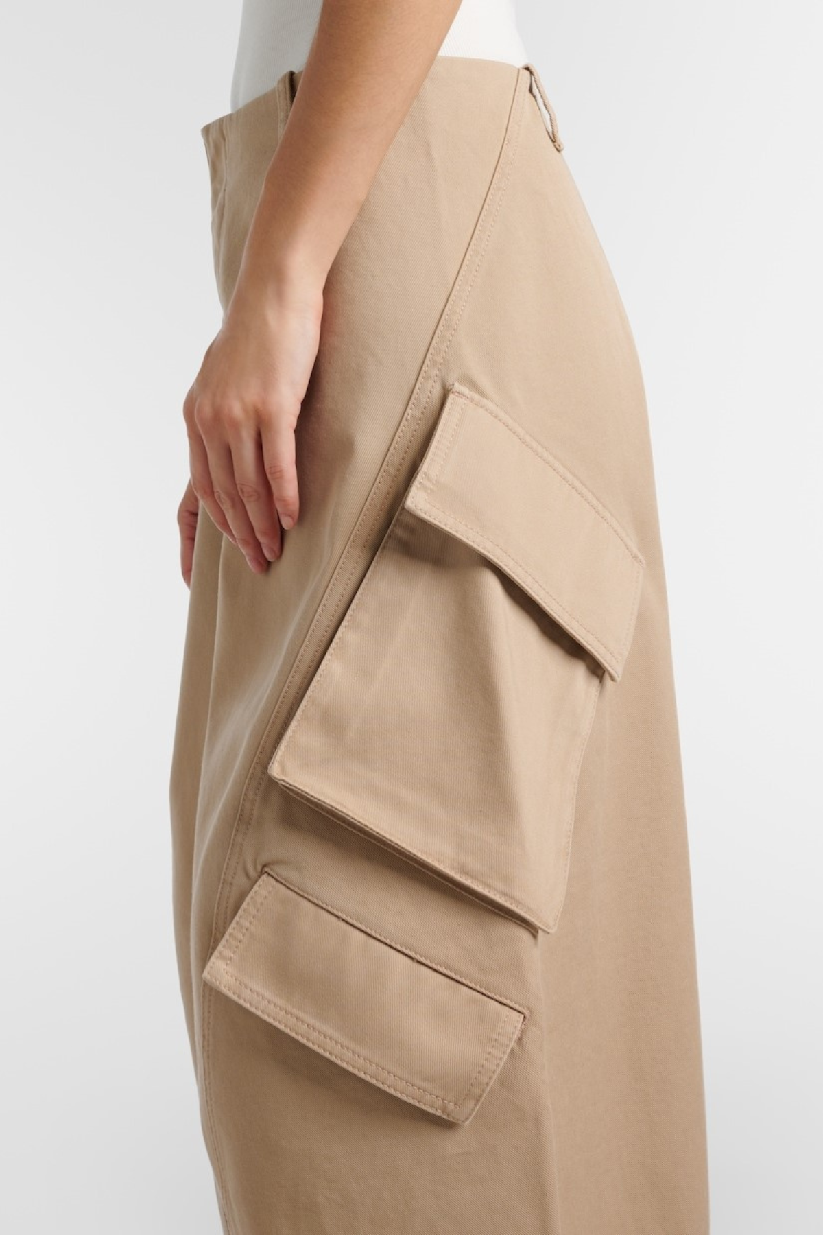 Donnal Cargo Pants - Khaki