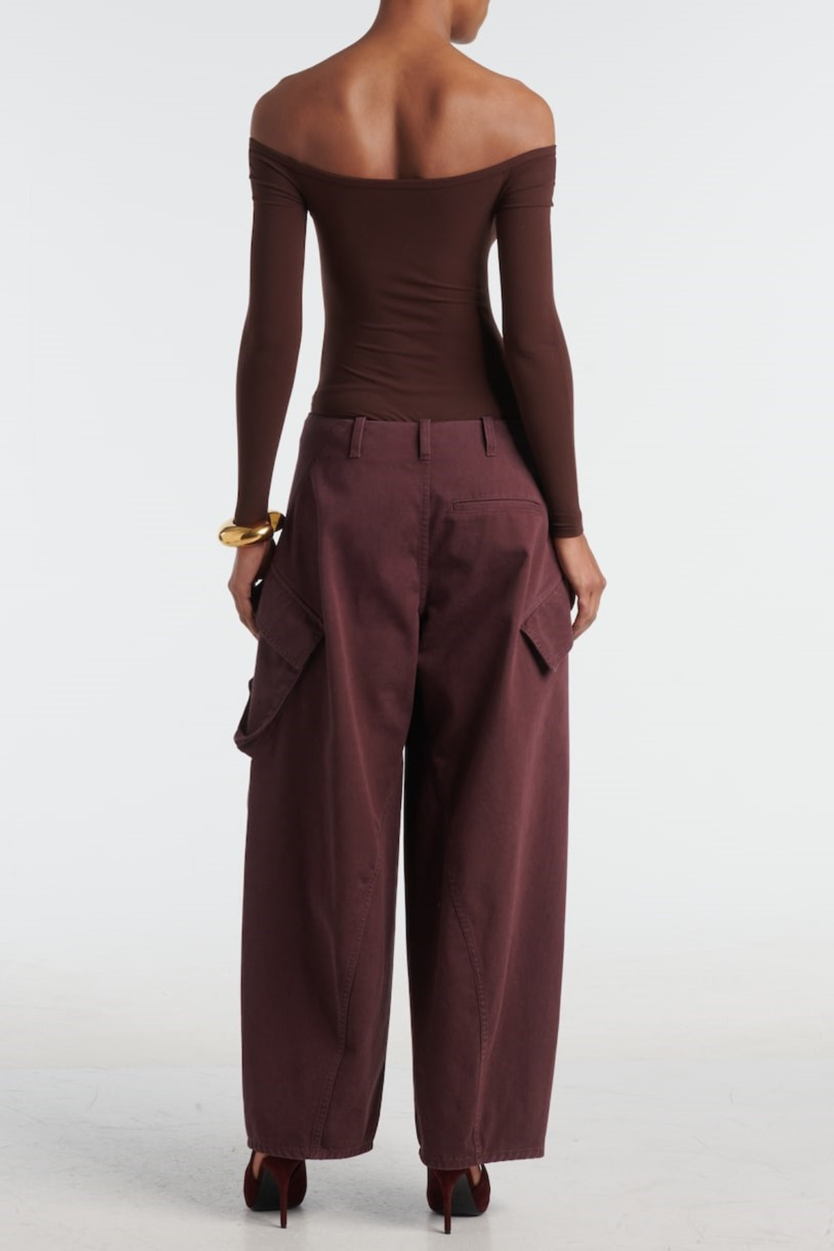 Donnal Cargo Pants - Purple