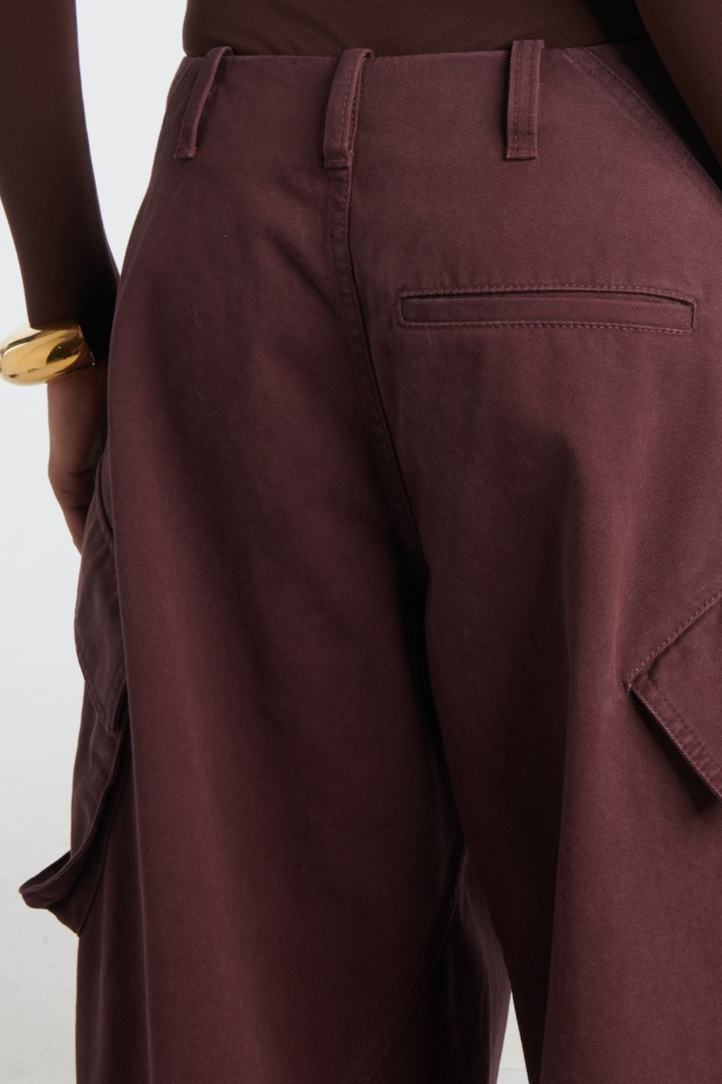 Donnal Cargo Pants - Purple
