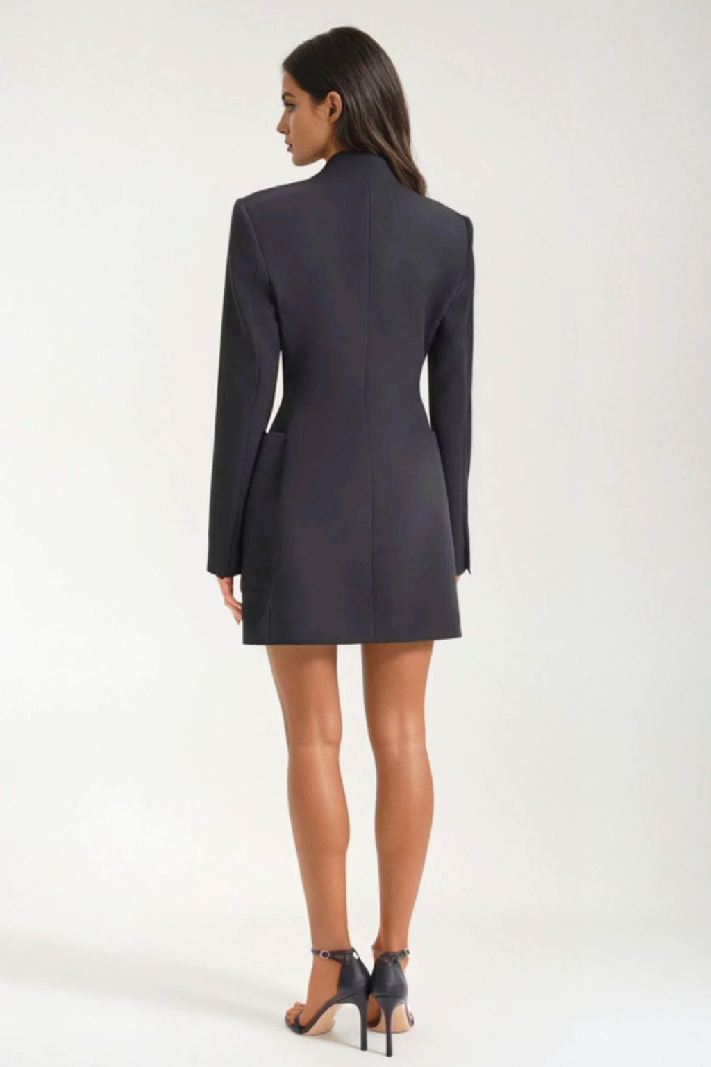 Dorian Buttoned Mini Blazer Dress
