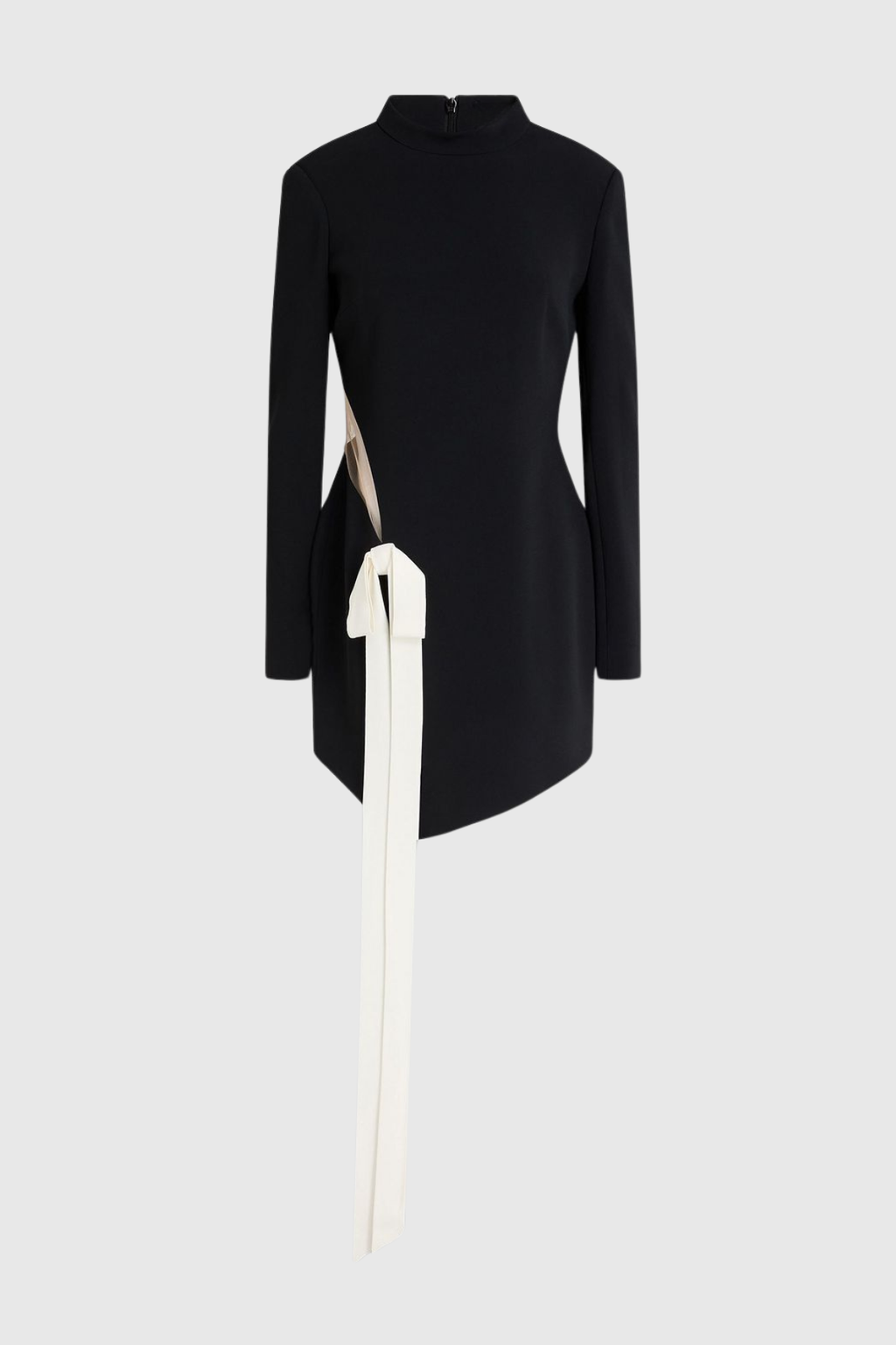Dsera Bow Embellished Cutout Mini Dress
