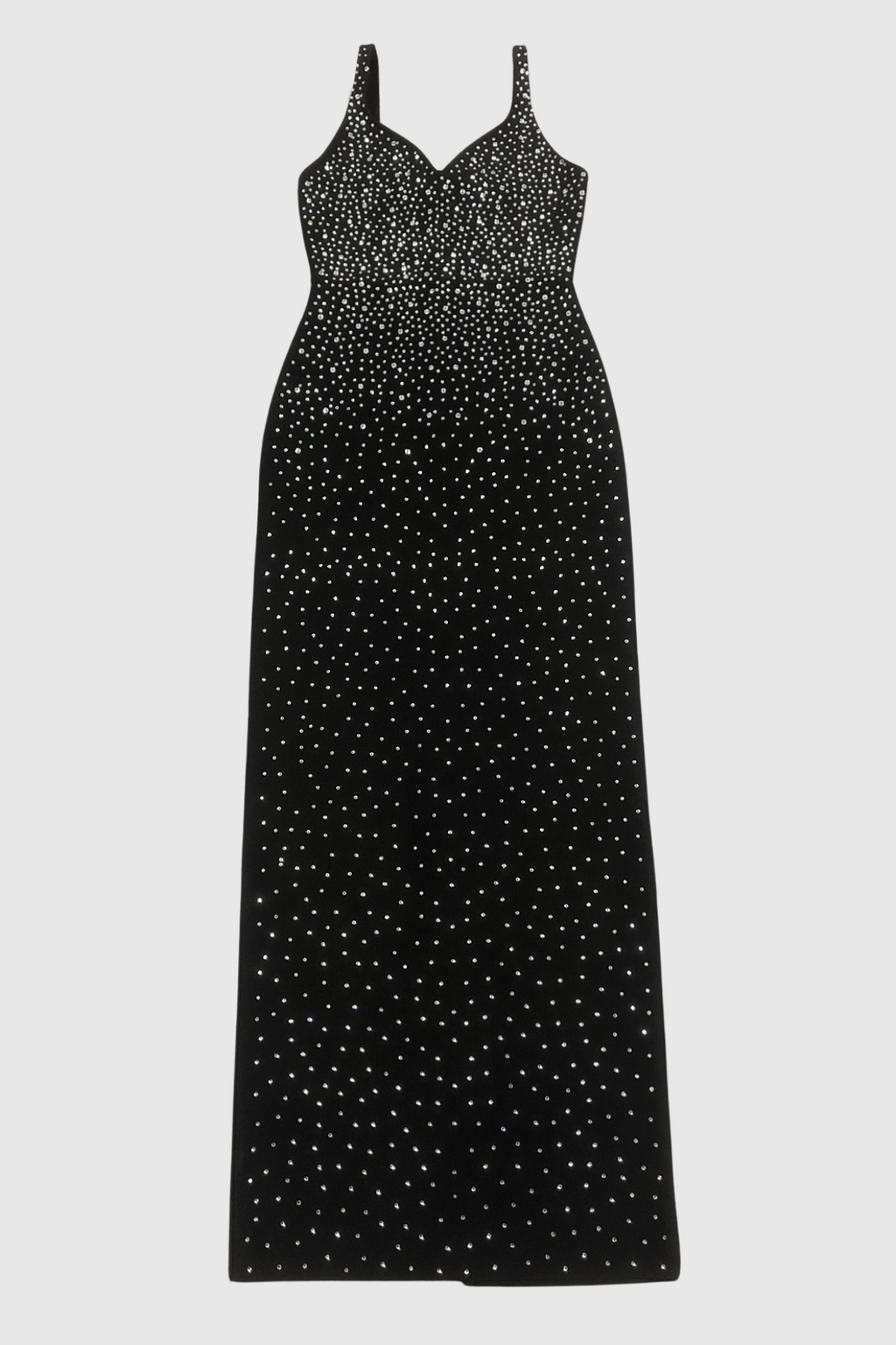 Eadoin Crystal Embellished Maxi Bandage Dress