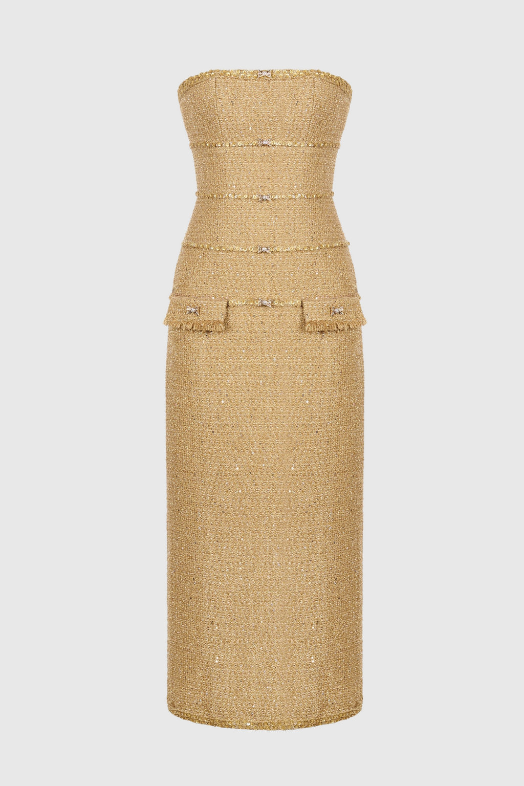 Elborno Gold Sequin Embellished Jacket