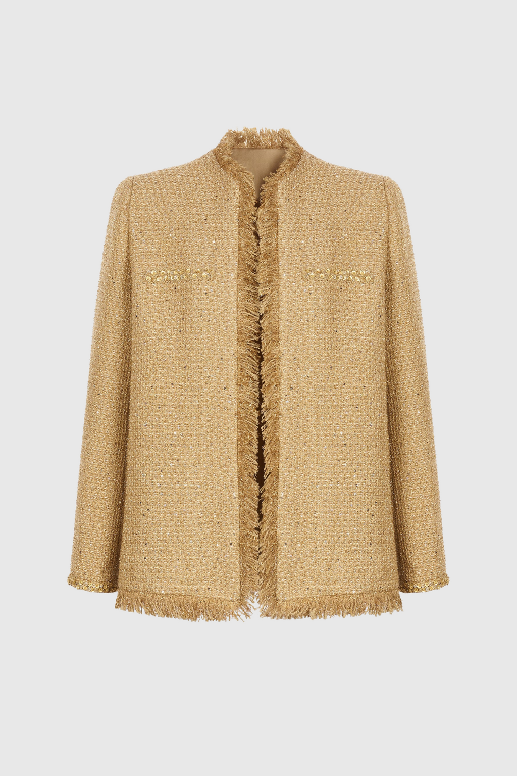 Elborno Gold Sequin Embellished Jacket