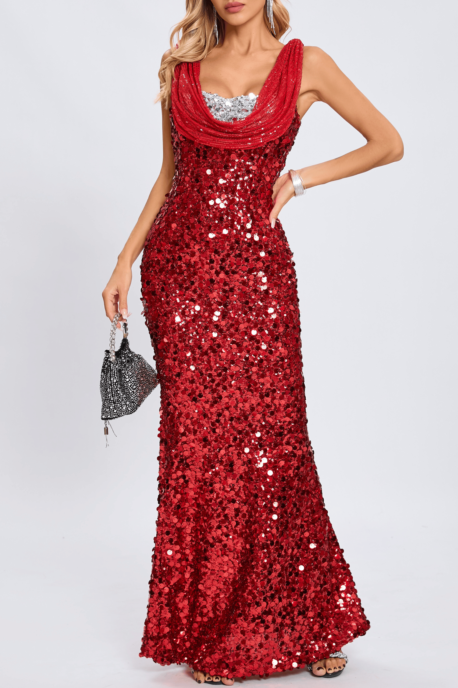 Erazem Sequin Maxi Dress