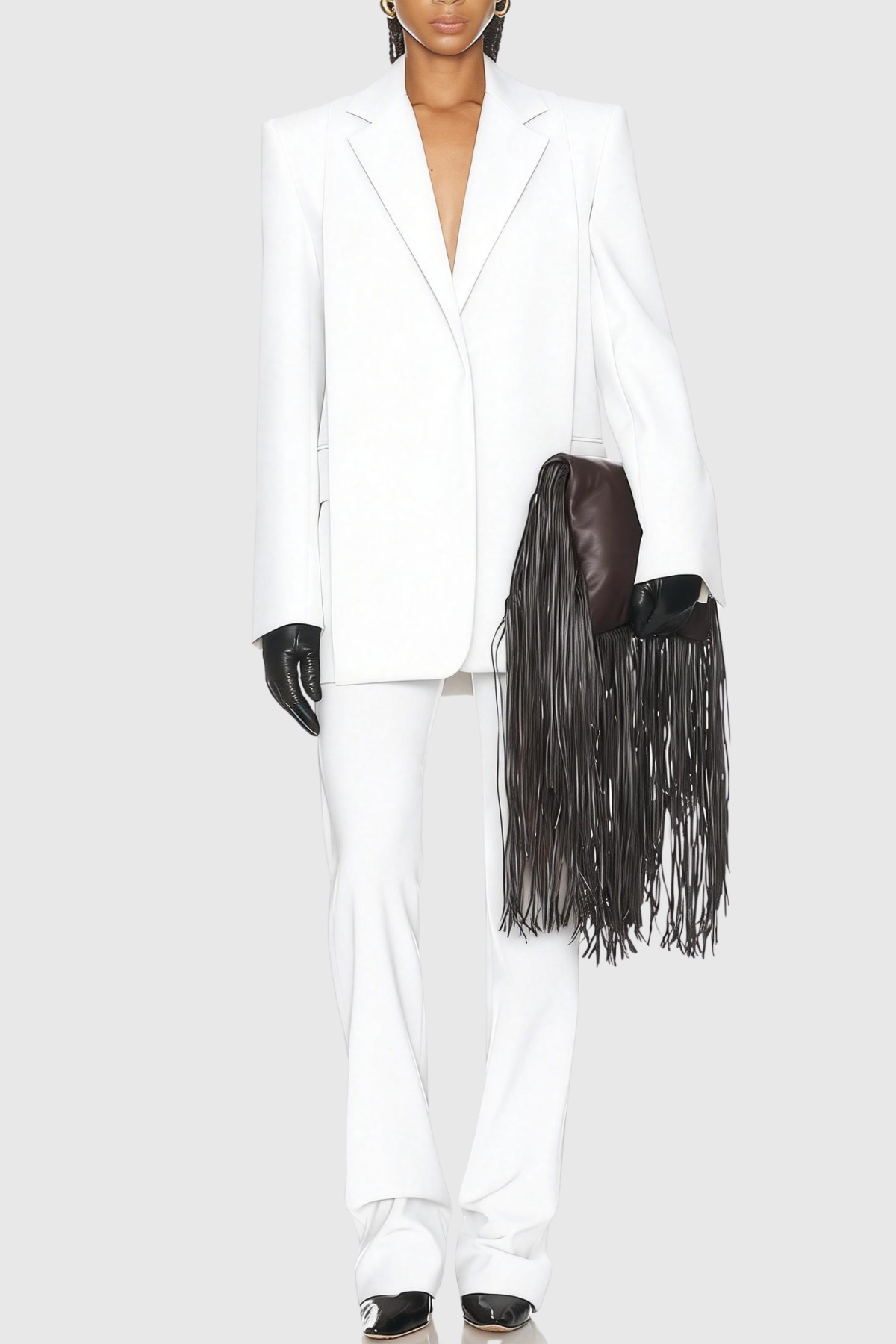 Ernest Loose Blazer - White