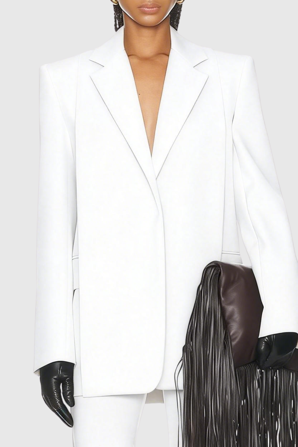 Ernest Loose Blazer - White