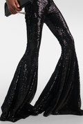 Faro Sequin Flared Pants