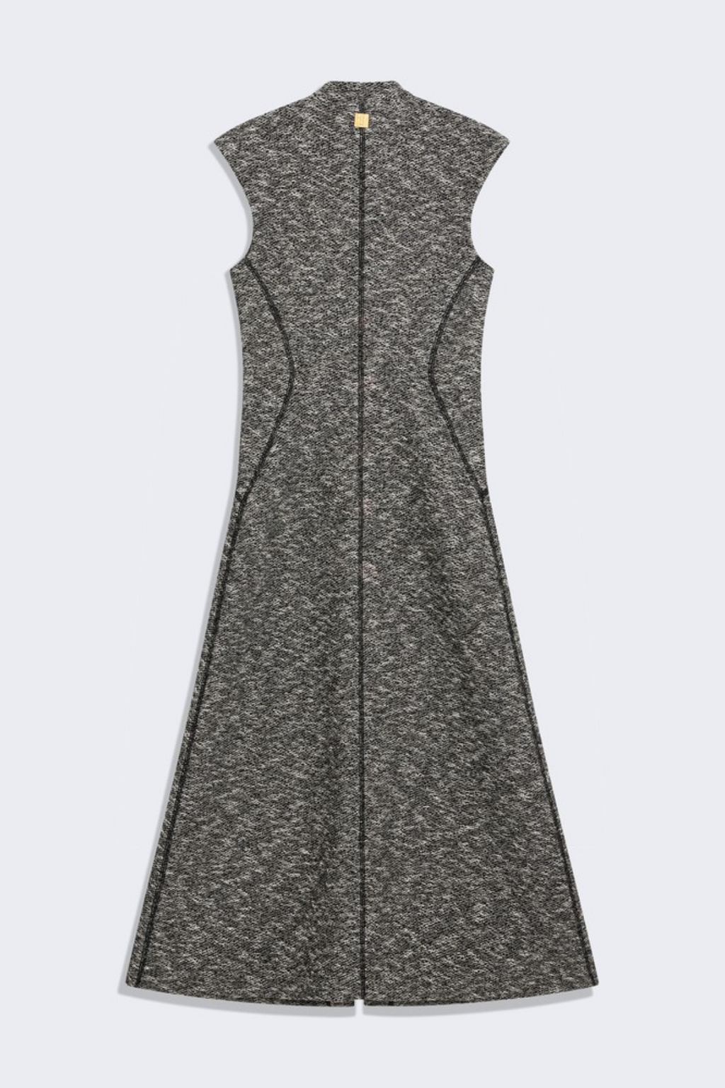 Fawana Sleeveless Zip-up Midi Dress