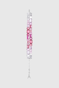 Harvio Crystal Cluster Choker Necklace - Pink