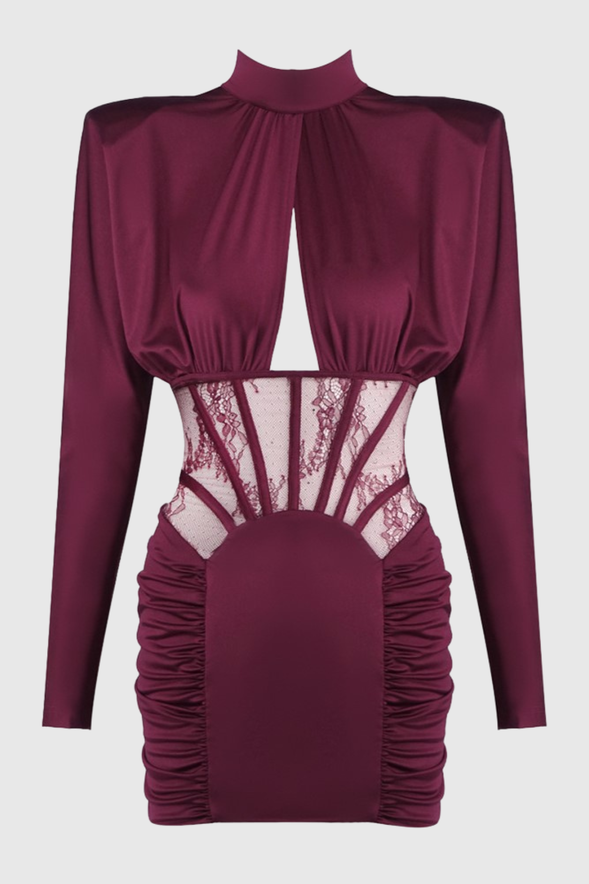 Jalissa Lace Corset Cutout Mini Dress