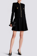 Kabin Crocodile Knit Top - Black